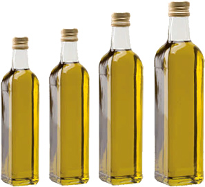 Botellas de aceite bertolli