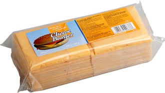 LWS cheddar cheese for hamburgers